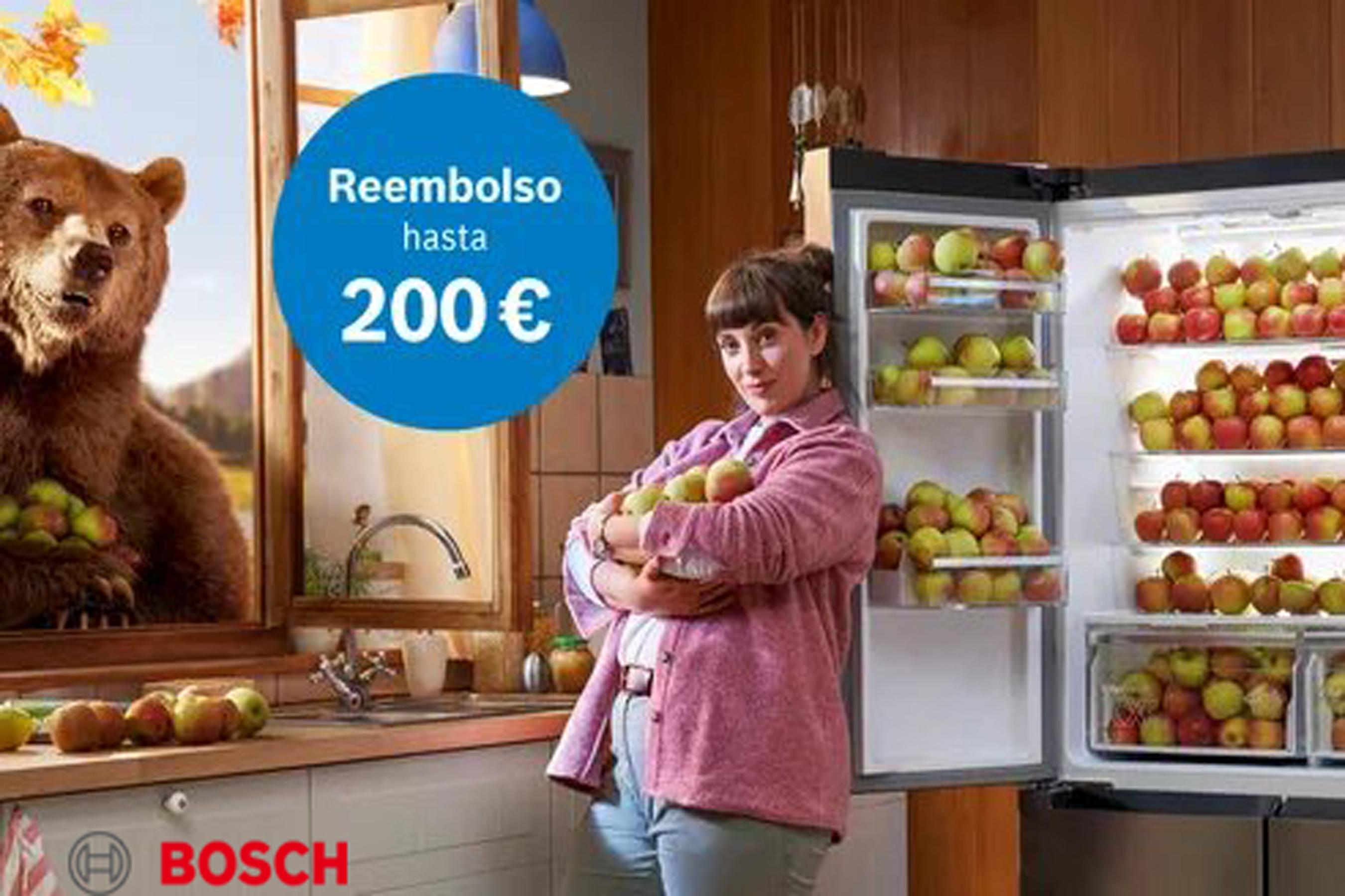 BOSCH Consigue hasta 200€ de reembolso al comprar un frigorífico XXL