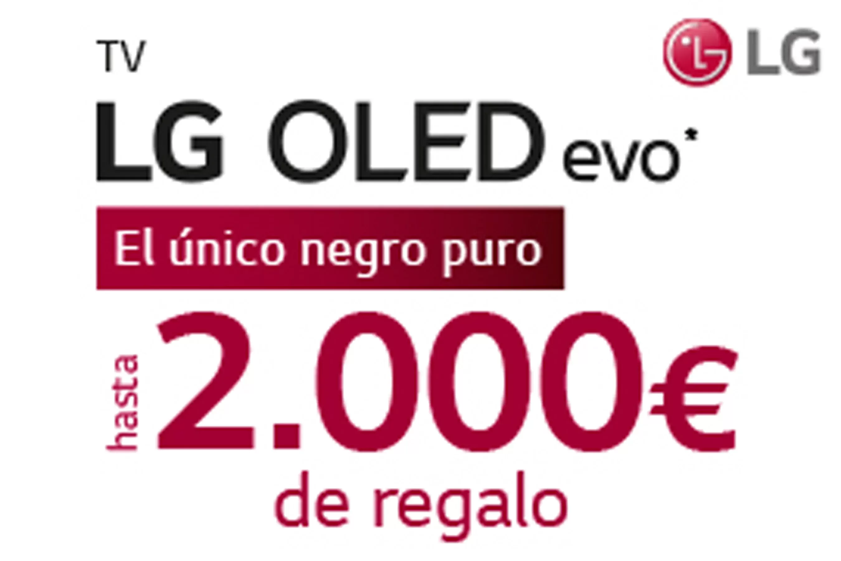 LG Consigue hasta 2.000€ por la compra de  un Televisor LG OLED