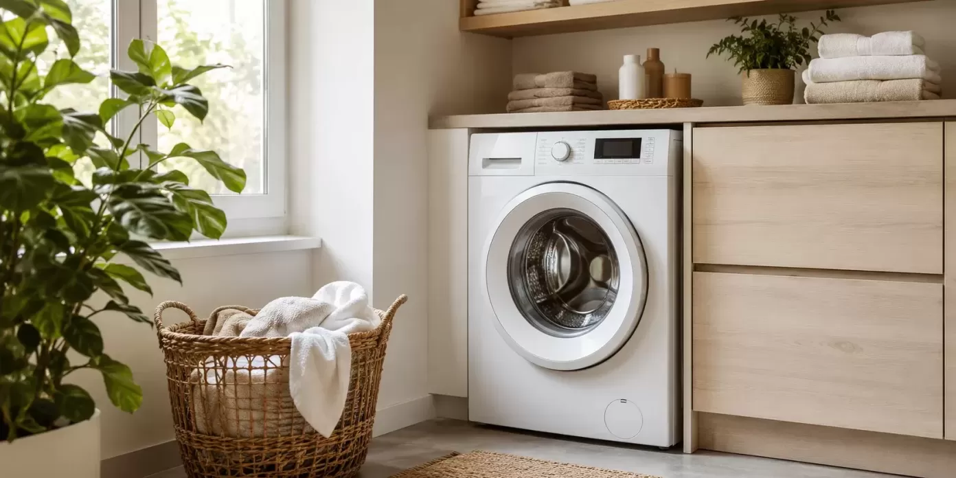 Cómo ahorrar agua y energía con la lavadora en casa.webp